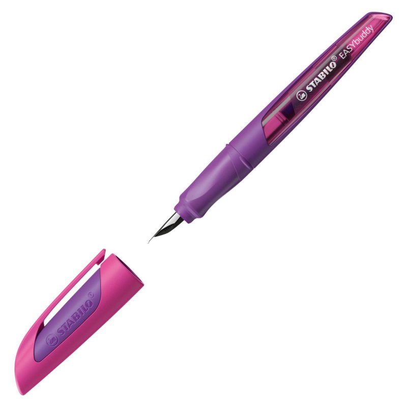 STABILO EASYbuddy fountain pen Cartridge filling system Magenta, Purple 1 pc(s)