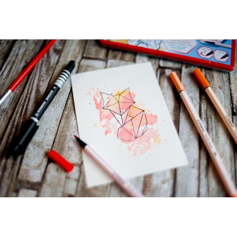 STABILO Feutre à pointe fine SENSOR M, tracé: 0,7 mm, vert