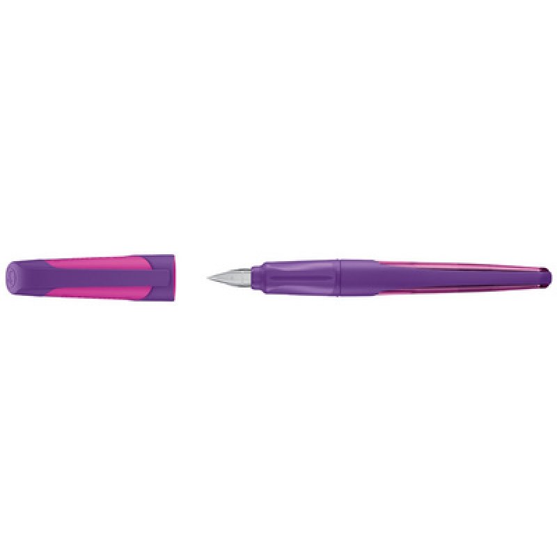 STABILO Stylo plume EASYbuddy A, droitiers, corail/rouge