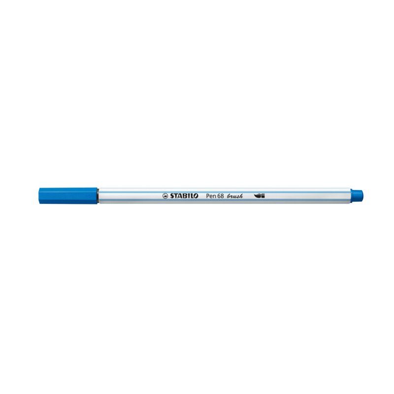 STABILO Feutre pinceau Pen 68 brush, bleu foncé
