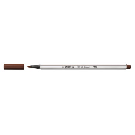 STABILO Pen 68 brush stylo-feutre Moyen Marron 1 pièce(s)