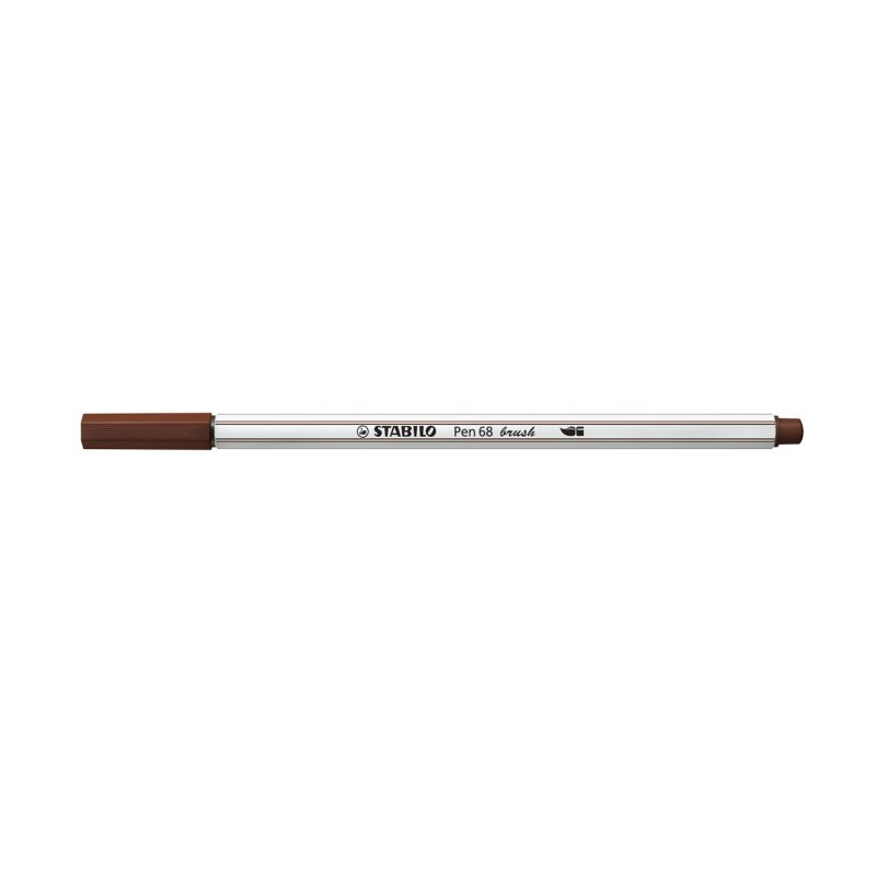 STABILO Pen 68 brush felt pen Medium Brown 1 pc(s)