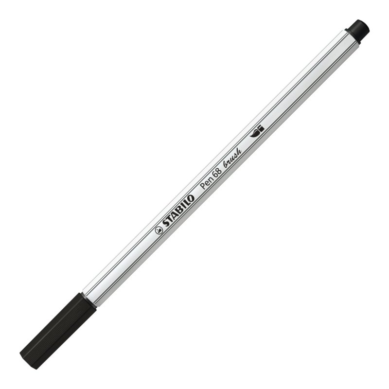 STABILO Feutre pinceau Pen 68 brush, noir