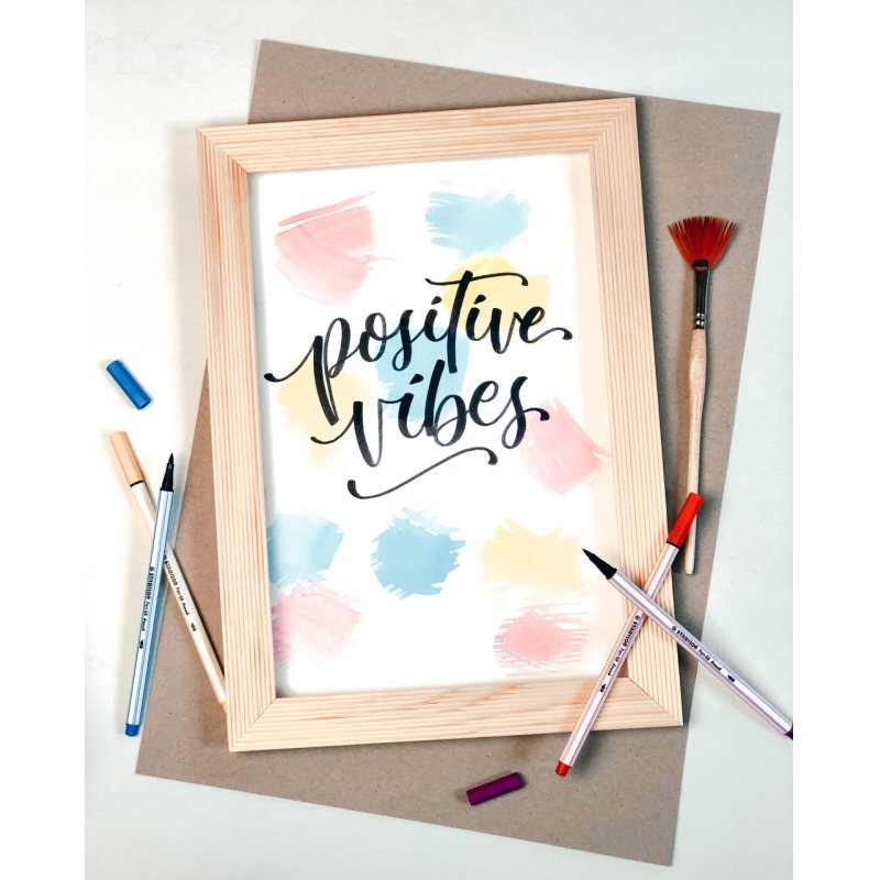 STABILO Feutre pinceau Pen 68 brush, noir