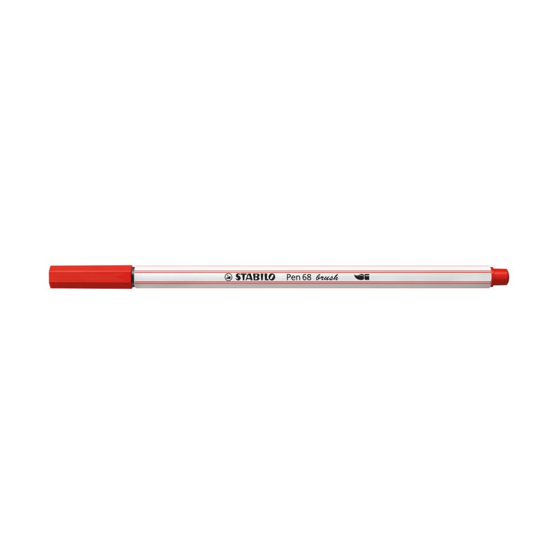 STABILO Pen 68 brush stylo-feutre Moyen Rouge 1 pièce(s)