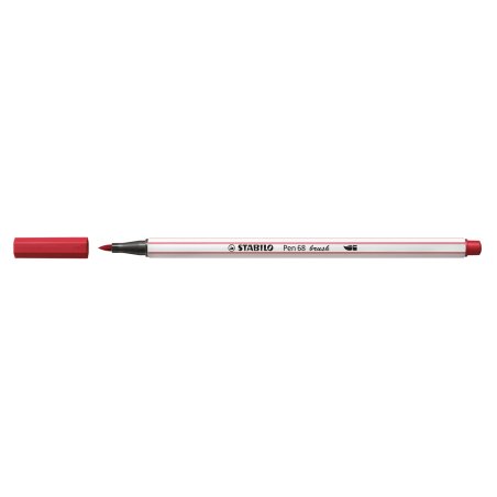 STABILO Feutre pinceau Pen 68 brush, rouge foncé