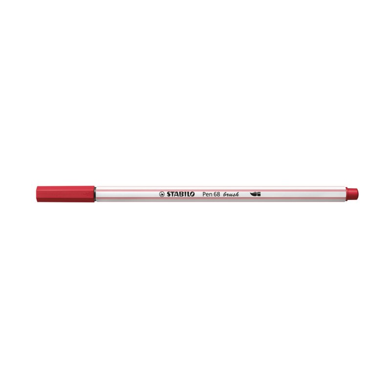STABILO Feutre pinceau Pen 68 brush, rouge foncé