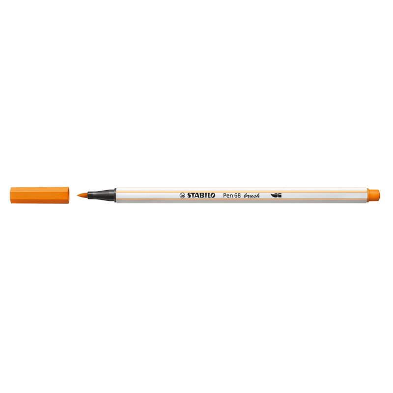 STABILO Pen 68 brush stylo-feutre Moyen Orange 1 pièce(s)
