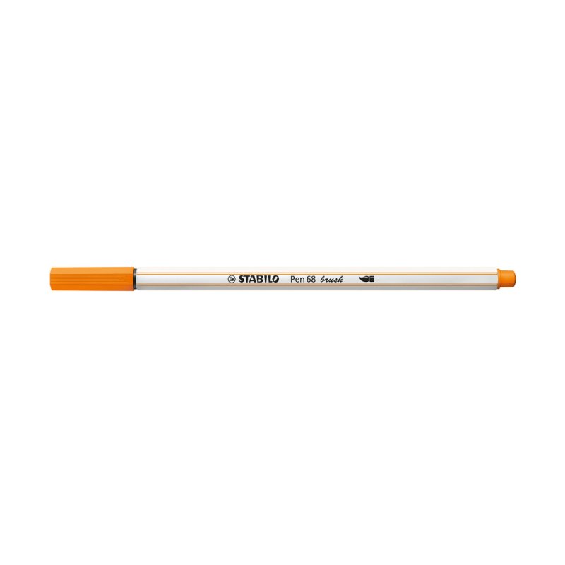 STABILO Pen 68 brush felt pen Medium Orange 1 pc(s)