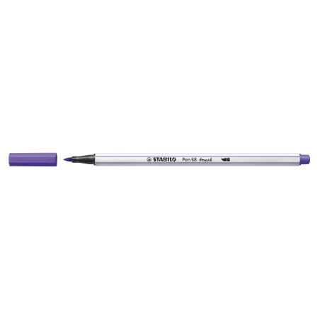 STABILO Pen 68 brush stylo-feutre Moyen Violet 1 pièce(s)