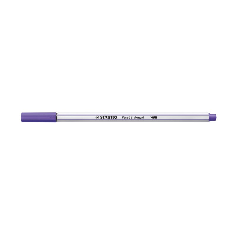 STABILO Pen 68 brush stylo-feutre Moyen Violet 1 pièce(s)