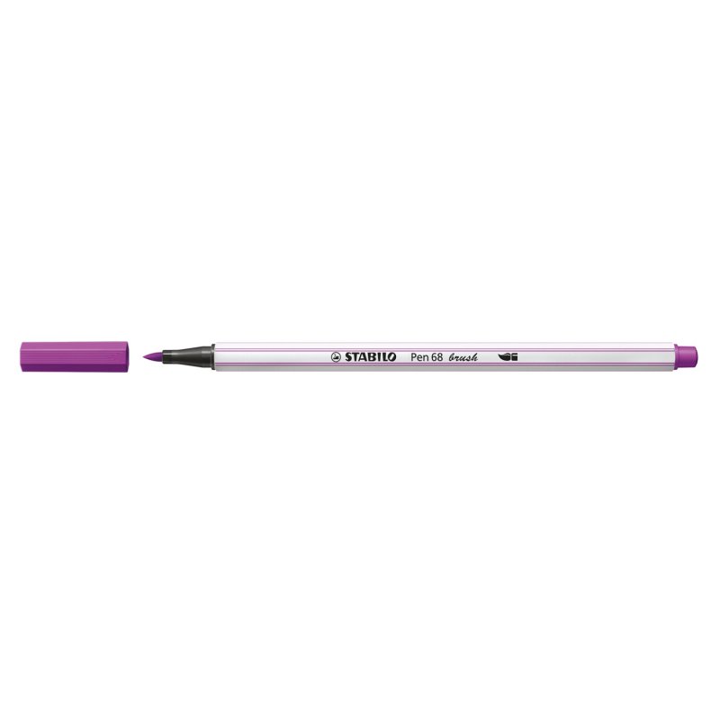 STABILO Pen 68 brush felt pen Medium Lilac 1 pc(s)