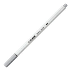 STABILO Feutre pinceau Pen 68 brush, gris moyen