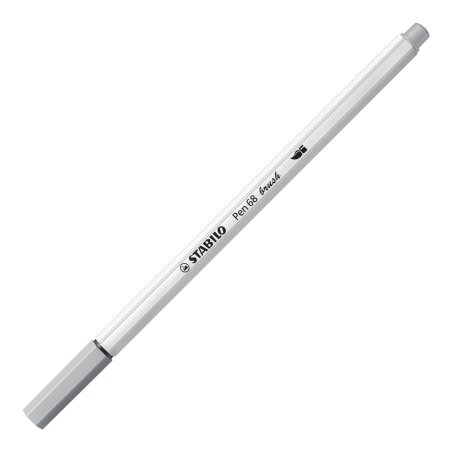 STABILO Pen 68 brush felt pen Medium Grey 1 pc(s)