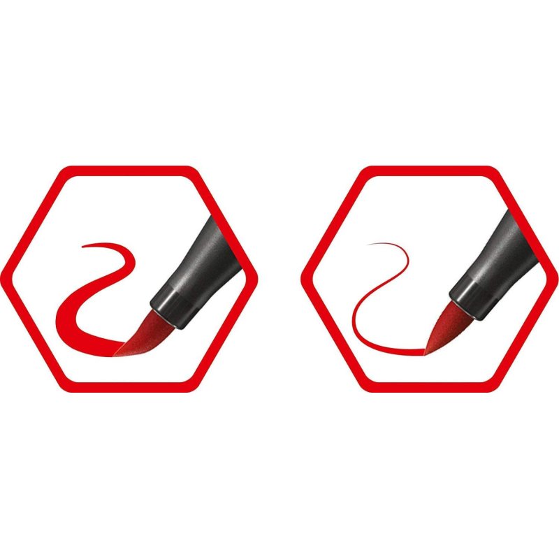 STABILO Pen 68 brush felt pen Multicolour 25 pc(s)