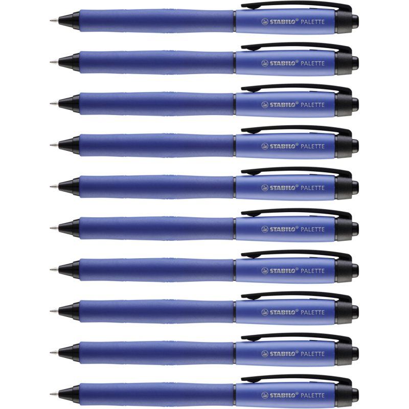 STABILO PALETTE Clip-on retractable pen 10 pc(s)