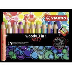 STABILO woody 3 in 1 Multicolour 10 pc(s)