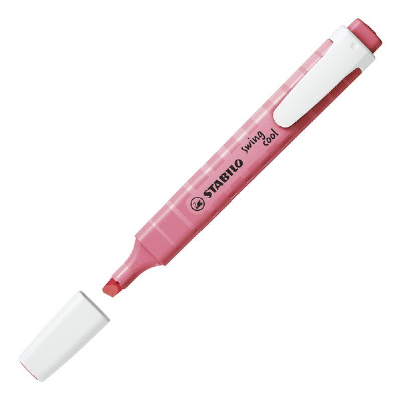 STABILO Surligneur swing cool Pastel Edition, étui PET de 4