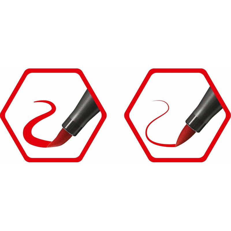 STABILO Pen 68 brush ARTY stylo-feutre Couleurs assorties 18 pièce(s)