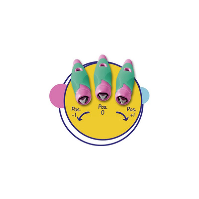 STABILO Stylo plume EASYbirdy R Pastel Edition, bleu/azur