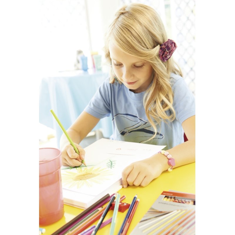 STABILO Crayon de couleur aquacolor "ARTY", étui métallique