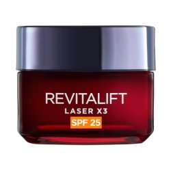 L'Oréal Paris Revitalift Laser X3 Anti-Wrinkle Day Cream with SPF 25 Triple Action Vitamin C Hyaluronic Acid