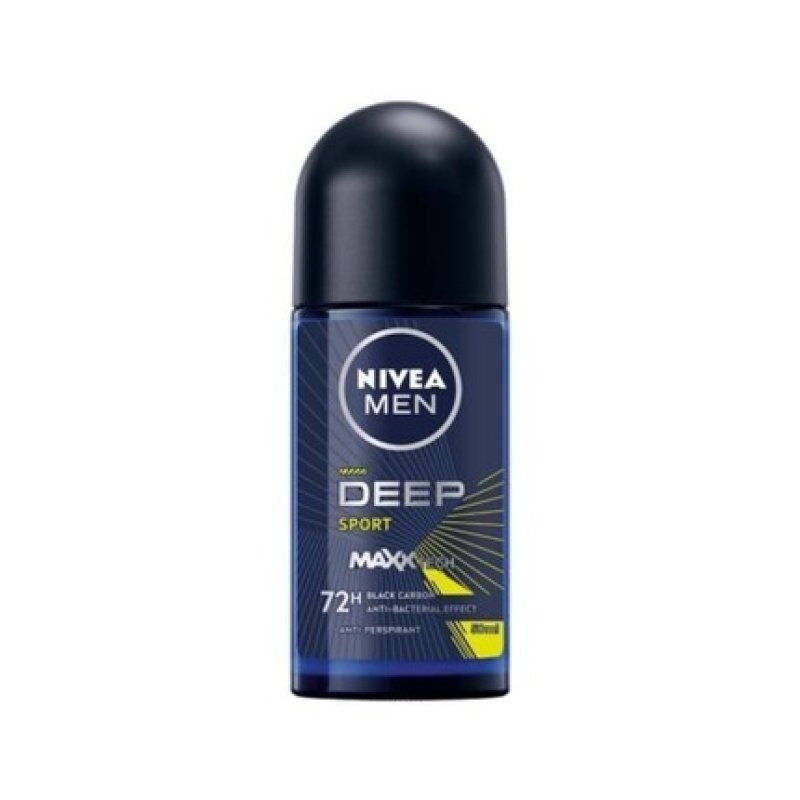 NIVEA Men Deep Sport Anti-Perspirant Roll-On Deodorant 50ml