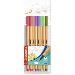 STABILO point 88 fineliner Multicolour 8 pc(s)