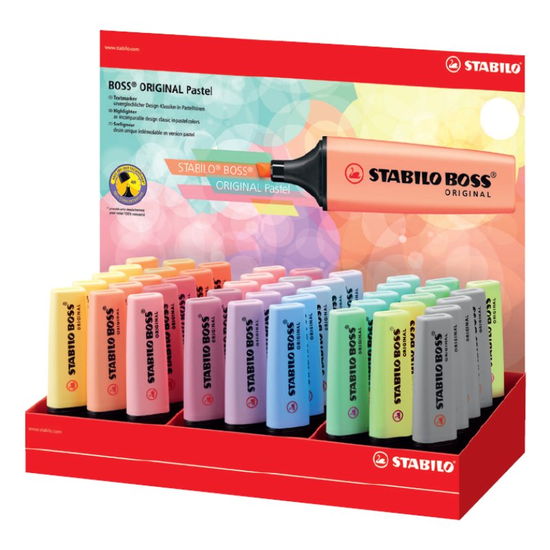 STABILO BOSS ORIGINAL Pastel marker 45 pc(s) Chisel tip Multicolour