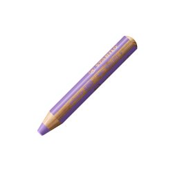 STABILO Crayon multi-talents woody 3en1, rond, mauve pastel