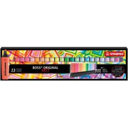 STABILO BOSS ORIGINAL marker 23 pc(s) Chisel tip Multicolour