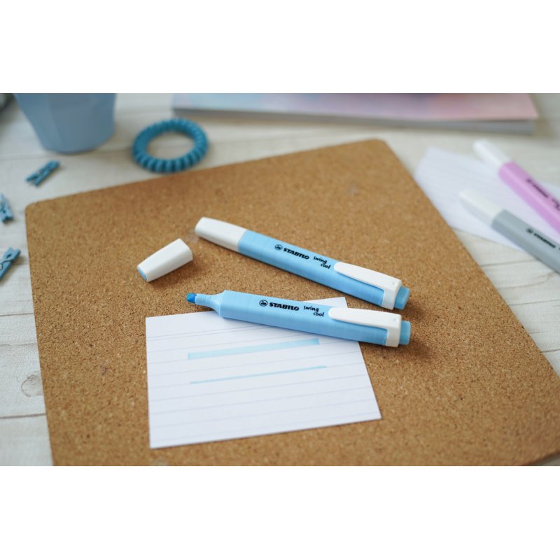 STABILO Surligneur swing cool Pastel, nuage de bleu