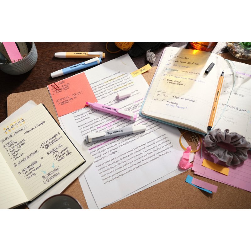 STABILO swing cool Pastel marker 8 pc(s) Chisel tip Multicolour