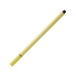 STABILO Stylo feutre Pen 68, jaune moutarde