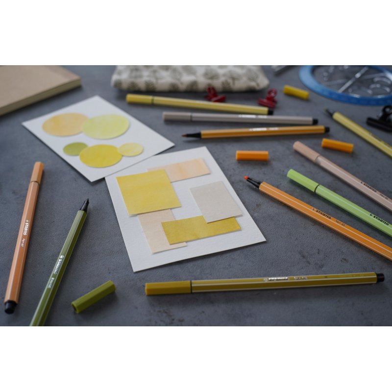 STABILO Pen 68 felt pen Yellow 1 pc(s)