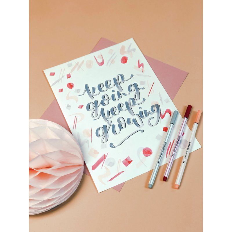 STABILO Pen 68 brush stylo-feutre Rose 1 pièce(s)