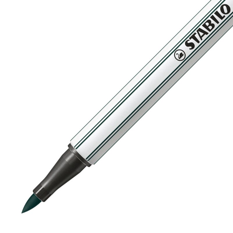 STABILO Feutre pinceau Pen 68 brush, vert sapin