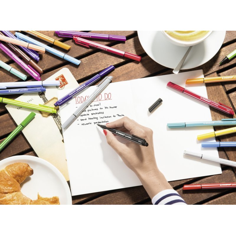 STABILO Stylo-feutre pointMax, gris clair