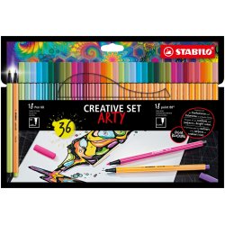 STABILO Creative Set ARTY fineliner Assorted colours 36 pc(s)