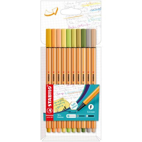 STABILO Point 88 fineliner Multicolour 10 pc(s)