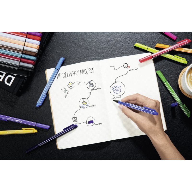 STABILO Stylo-feutre pointMax, crème de jaune