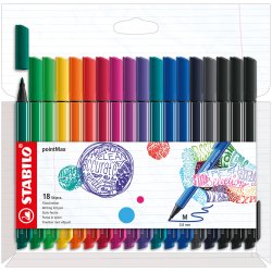 STABILO pointMax stylo fin Moyen Multicolore 18 pièce(s)