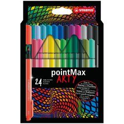 STABILO pointMax stylo fin Moyen Couleurs assorties 24 pièce(s)