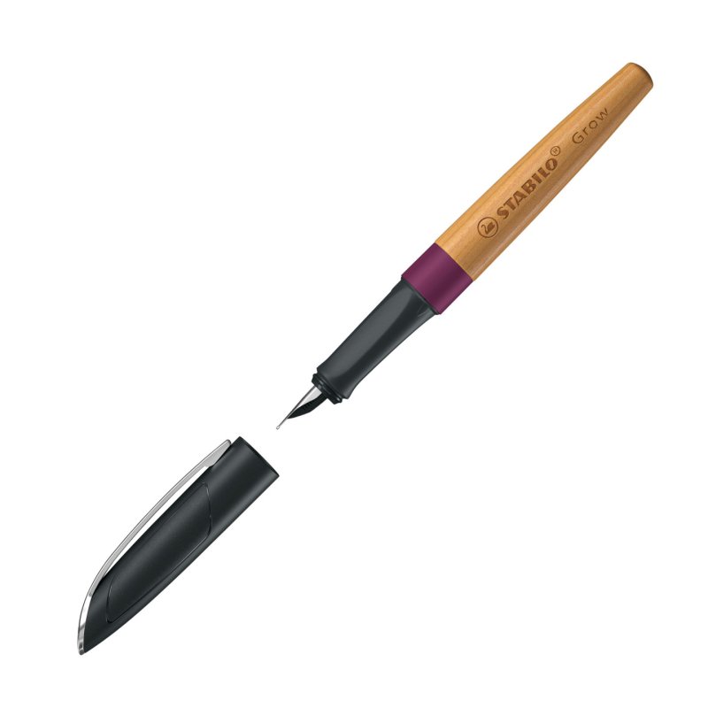 STABILO Stylo plume Grow, rouge prune / cerise
