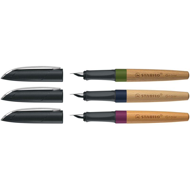 STABILO 5171/3-41 fountain pen Purple, Wood 1 pc(s)