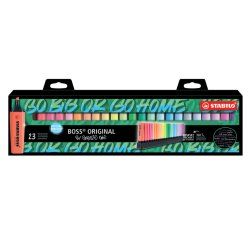STABILO BOSS ORIGINAL marqueur 23 pièce(s) Pointe biseautée Multicolore