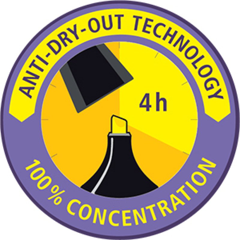 STABILO BOSS MINI by Snooze One marqueur 6 pièce(s) Pointe biseautée Noir, Bleu, Vert, Orange, Rose, Jaune