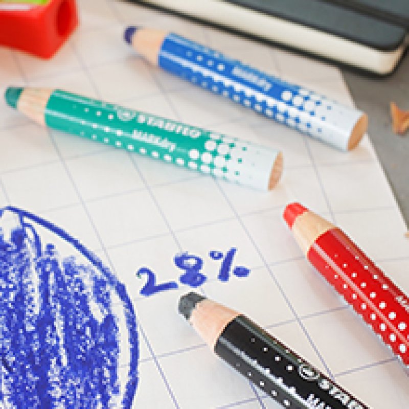 STABILO Crayon marqueur MARKdry, rouge