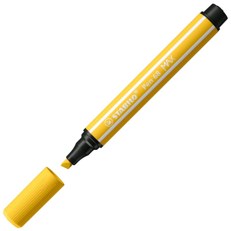 STABILO Pen 68 MAX felt pen Yellow 1 pc(s)