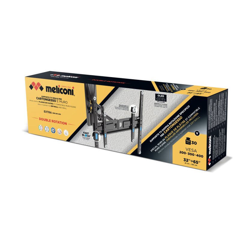 Meliconi EXTRA XDR200400 CG 165.1 cm (65") Black